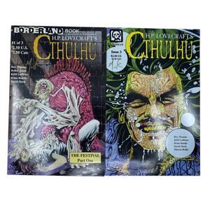 H.P. Lovecraft's Cthulhu The Festival Part 1 & Issue 3 Signed David Mack VF/NM
